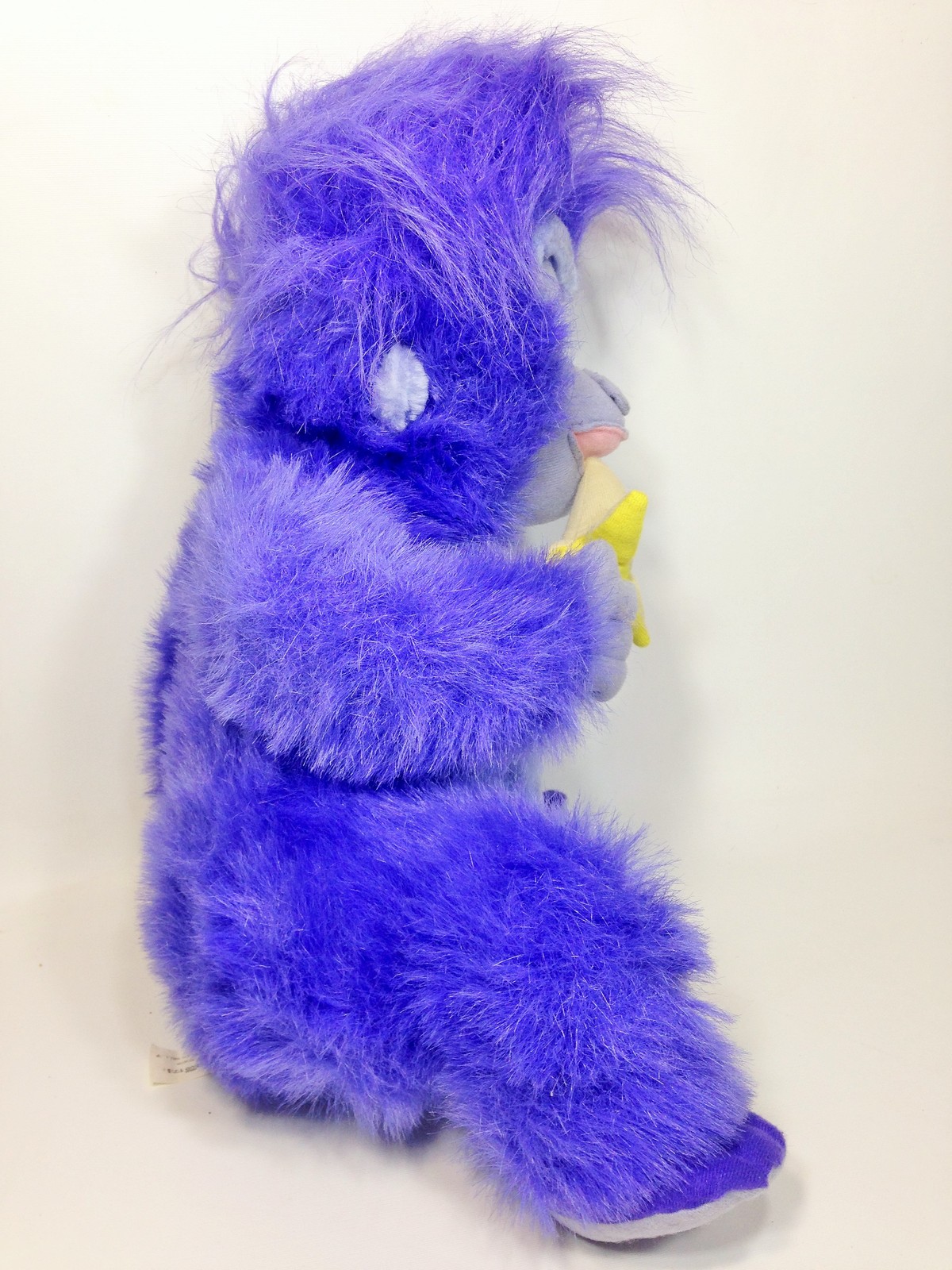 stuffed purple gorilla