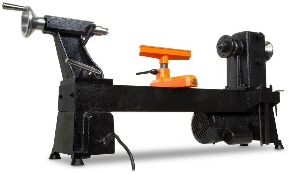 WEN Wood Lathe 4.5 Amp Motor 5 Different Speed Headstock Spur Center