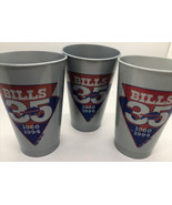 Buffalo Bills AFC Champ 90, 91, 92, 93 Football 35th Anniversary 3 Plast... - $19.79