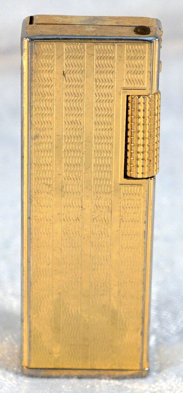 Vintage Colibri Lighter Gold Tone Marked on Bottom Japan Untested - Colibri