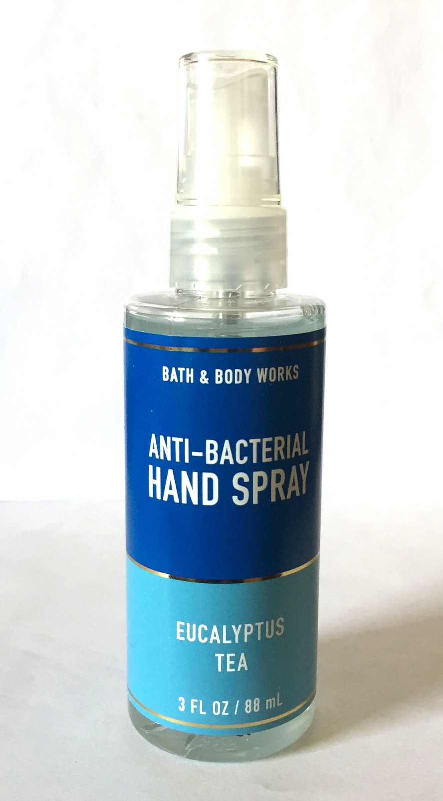 Bath and Body Works EUCALYPTUS TEA Anti-Bacterial Hand Spray 3 fl. oz. *NEW*