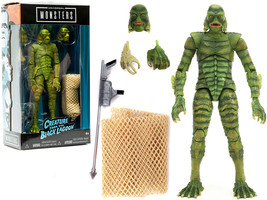 The Creature from the Black Lagoon 6.75\" Moveable Figurine with Spear Gun and F - $32.13
