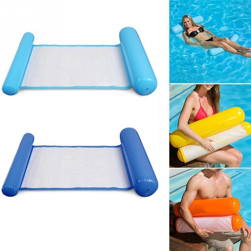 New PVC Foldable Water Hammock Beach Lounger Single People Increase ...