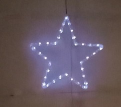 Ganz EX23535 Acrylic Light Up Hanging 16 Inches Star Battery Operated image 1