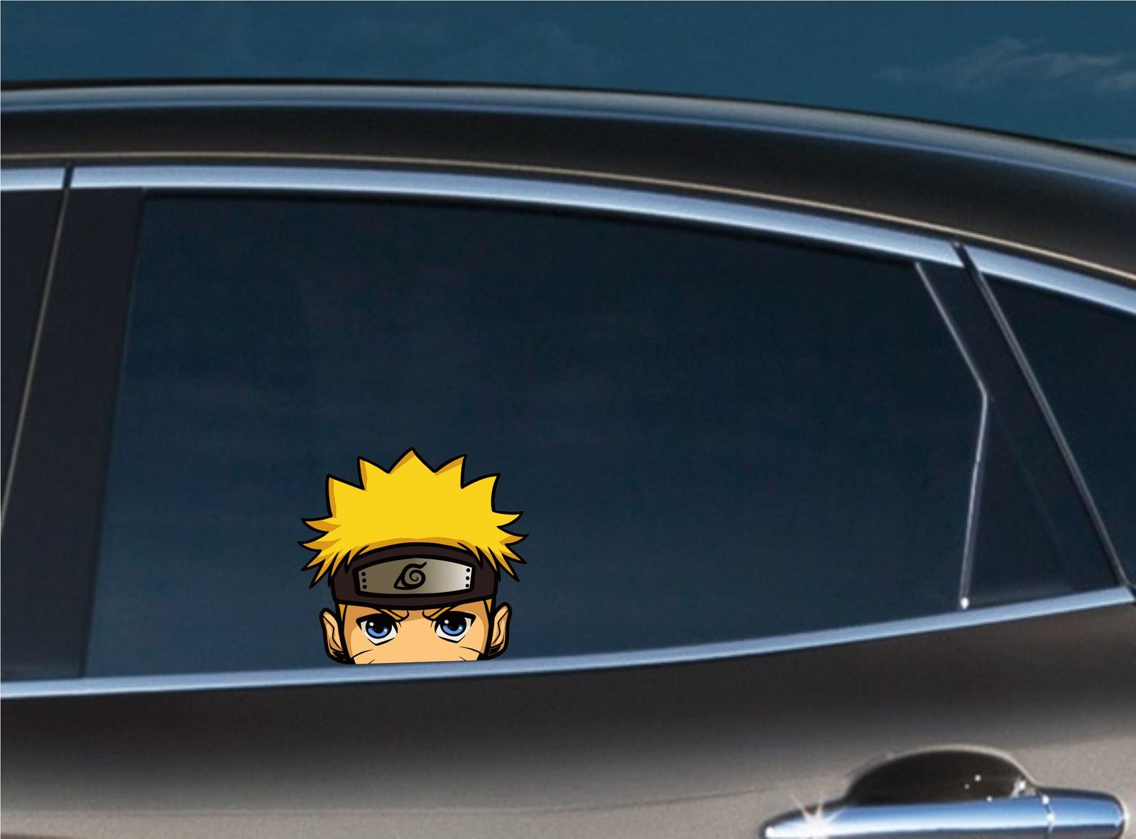 Naruto Peeking Peeker Bumper Window Vinyl Decal Sticker Cars Anime Ninja Kids