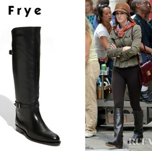 frye black knee high boots