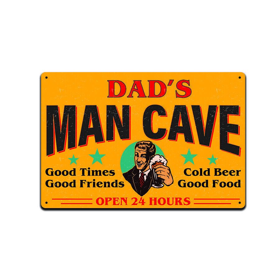 PP3645 WARNING ENTERING JUNIOR'S MAN CAVE Chic Sign Home Decor Funny Gift 