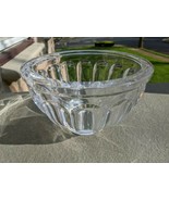 Vintage Orrefors of Sweden Crystal Glass Faceted Bowl  Solid Heavy Signed - $49.99