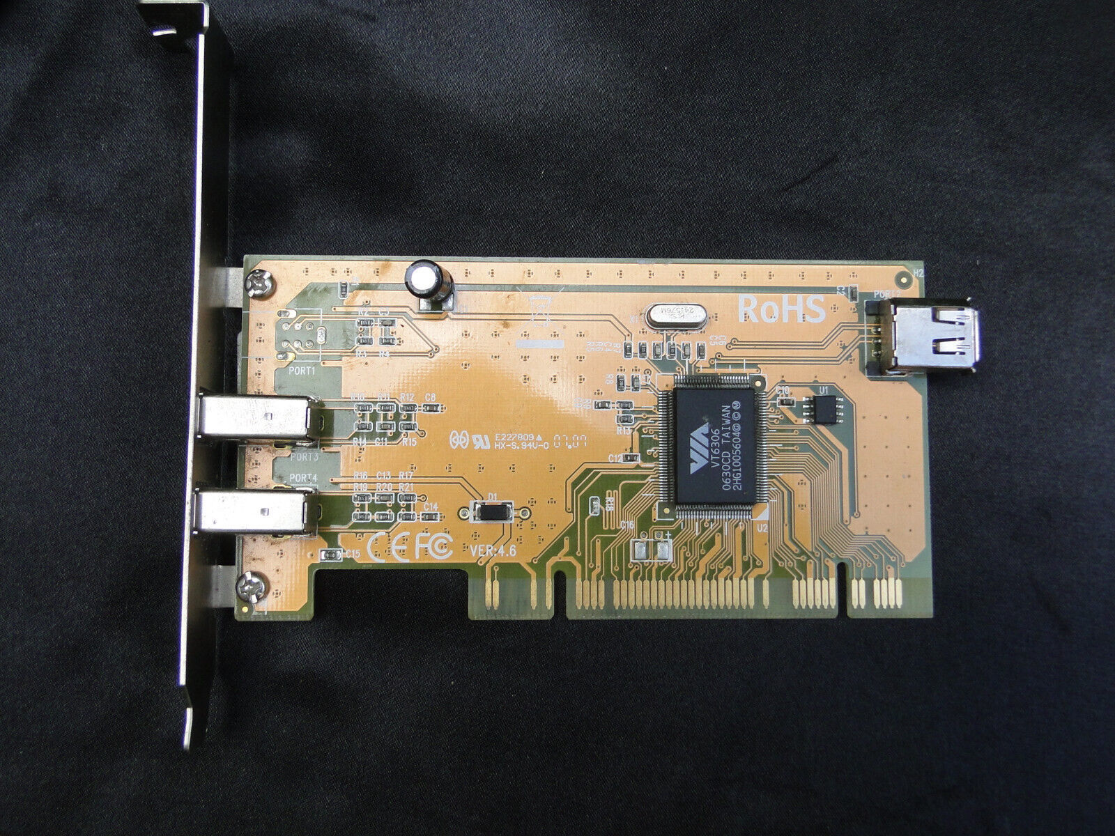 Via VT6306 via Fire II IEEE 1394 Firewire PCI Card Interface/AddOn Cards