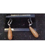 large Tear Drop Earring - Pierced Ears - $4.00