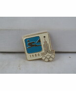 Vintage Summer Olympic Pin - Moscow 1980 Sailing Event - Stamped Pin - $15.00