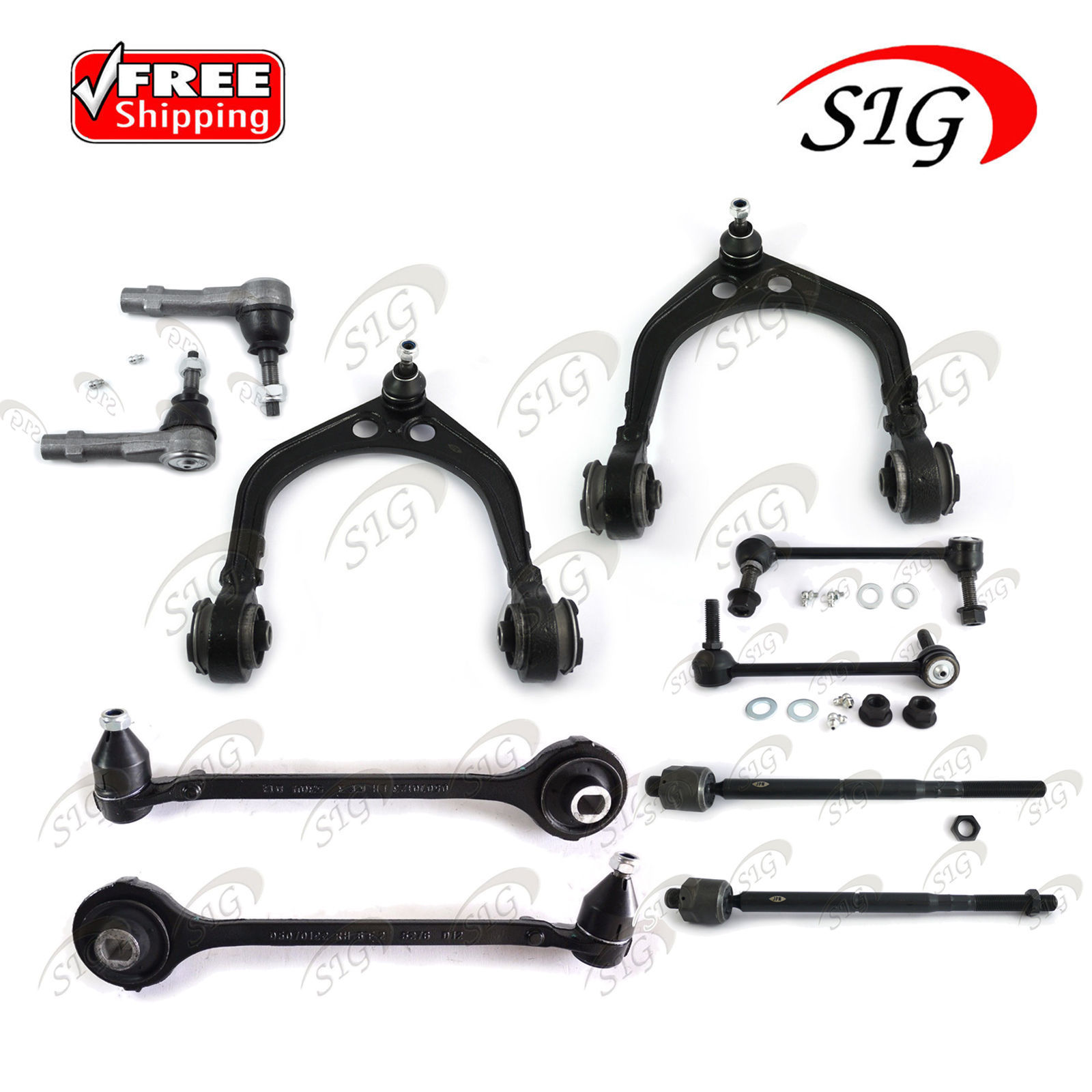 10Pc JPN Front Suspension Kit for Dodge Charger 2006 2007 2008 2009