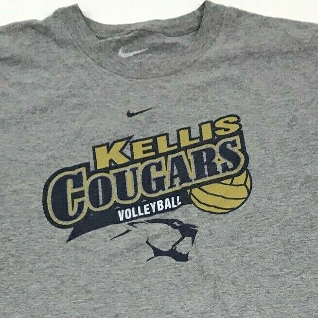 Nike Kellis Cougars Volleyball Shirt Size Extra Large Regular Fit Short ...