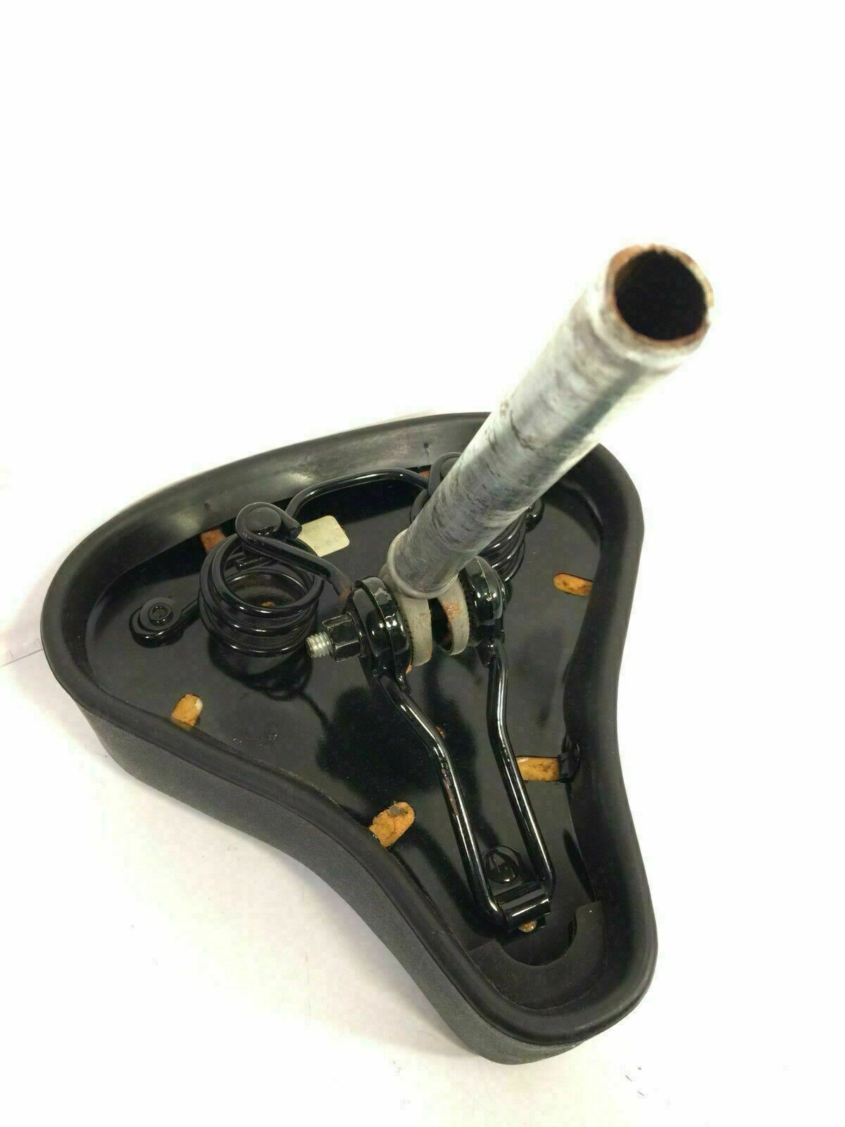Troxel Cruiser Bicycle Seat Vintage Bike Saddle Black Springer Made In