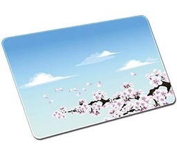 Fashion Creative Home Office Mouse Pad, Blue Sky And Flowers - $15.09