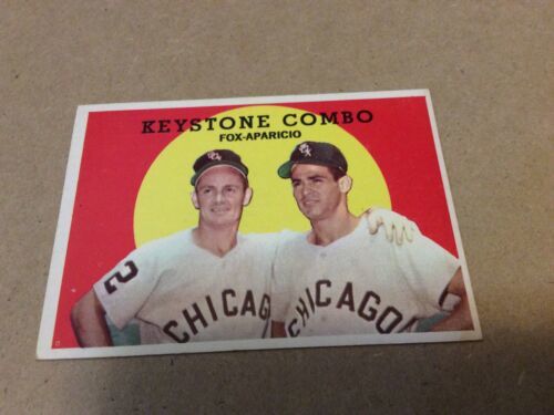 Keystone Combo 1959 Topps Nellie Fox / Luis Aparicio #408 Chicago White Sox  VG-EX