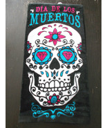 DIA DE LOS MUERTOS Sugar Skull Kitchen Outfitters 2 Pack Towels 100% Cotton - $19.99