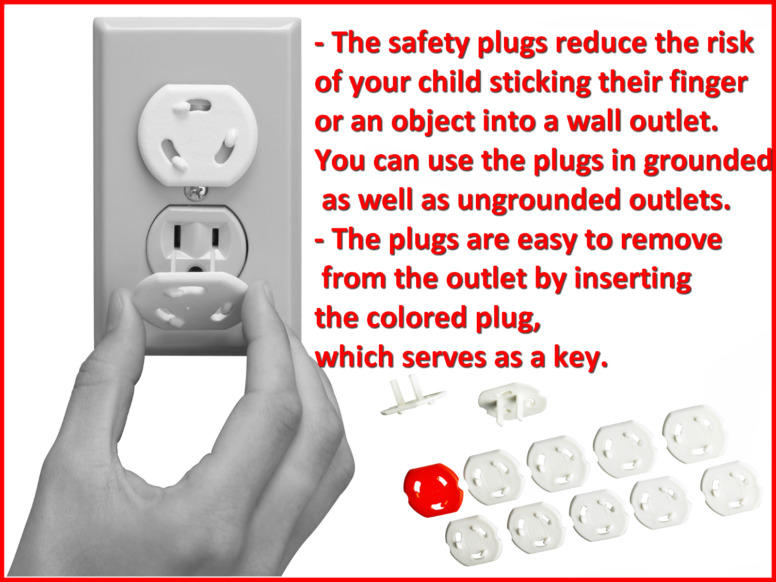 24 New Safety Covers for Wall Electrical Outlets Protect against Electric Shock Outlet Covers