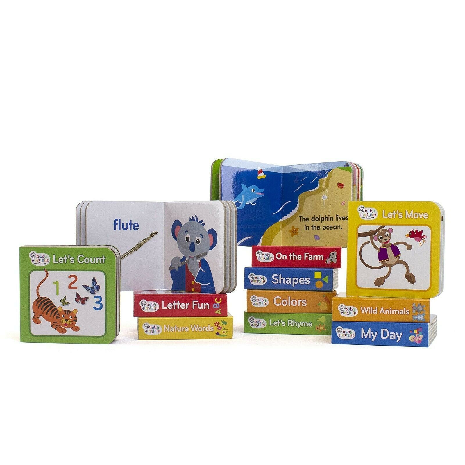 Baby Einstein - My First Library Board Book Block 12-Book Set ...