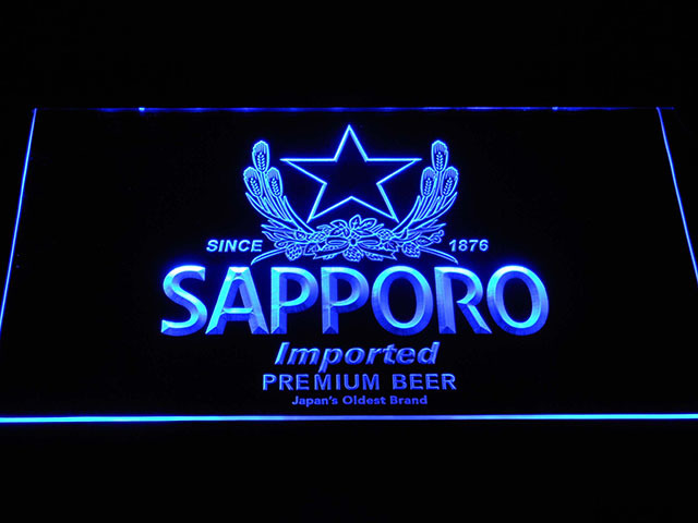 Sapporo LED Neon Sign hang sign the walls decor crafts