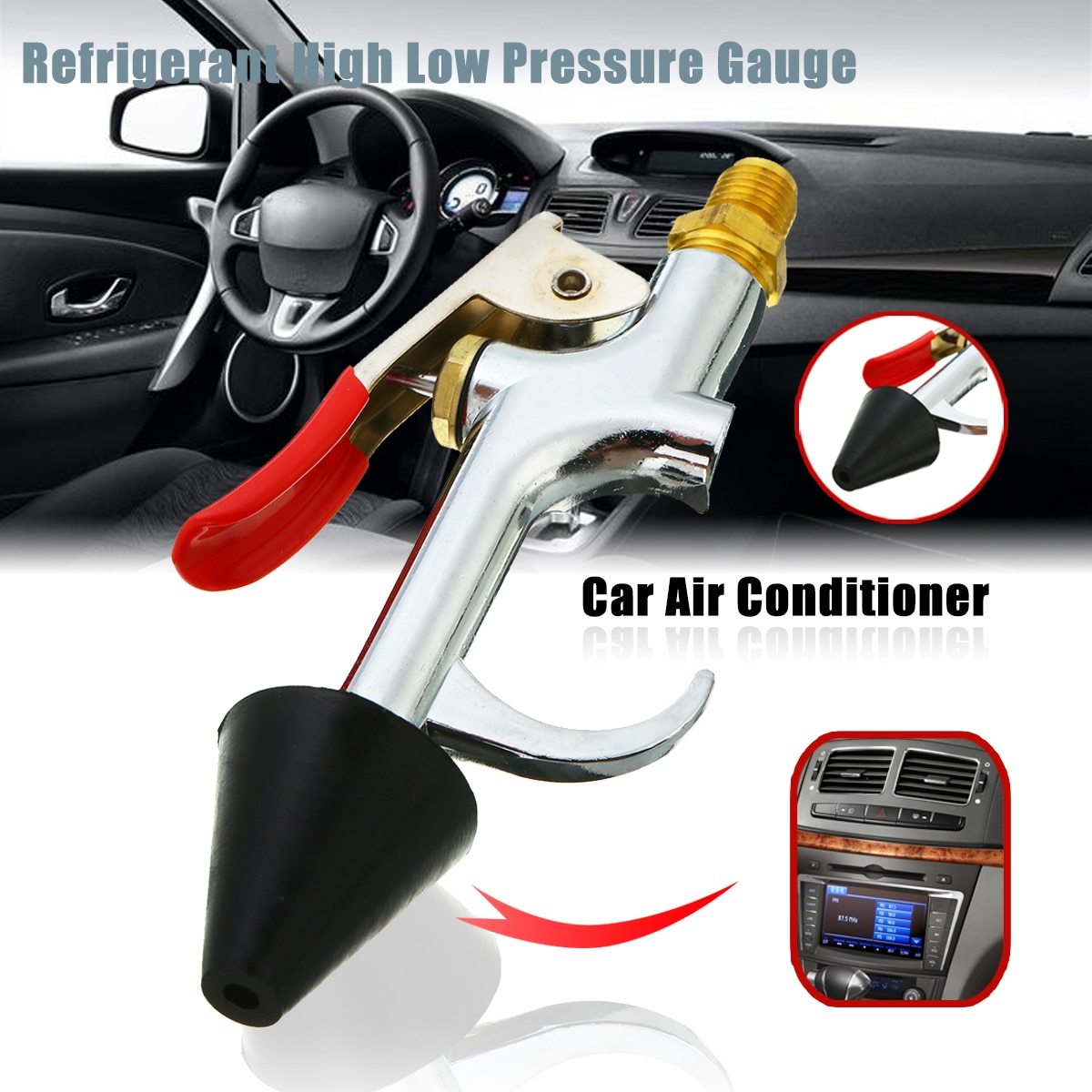 Cleaning Spray Gun For Car Air Conditioner A/C Line Set Flush Canister