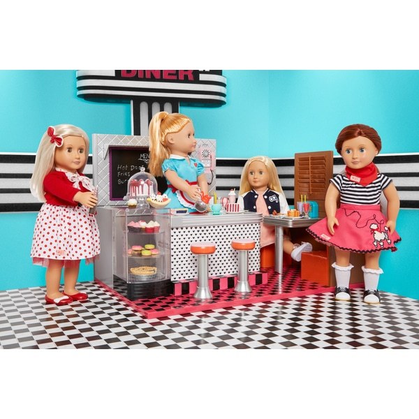our generation doll diner set