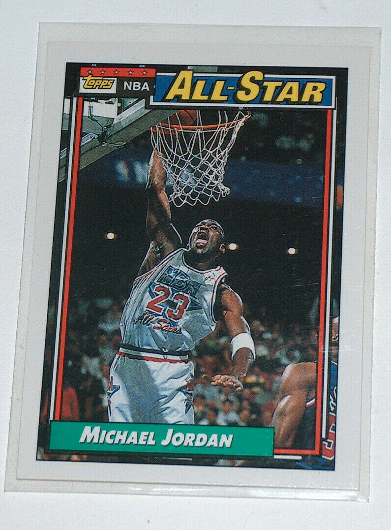 1991-92 Topps All Star 115 Michael Jordan Chicago Bulls NBA Basketball ...