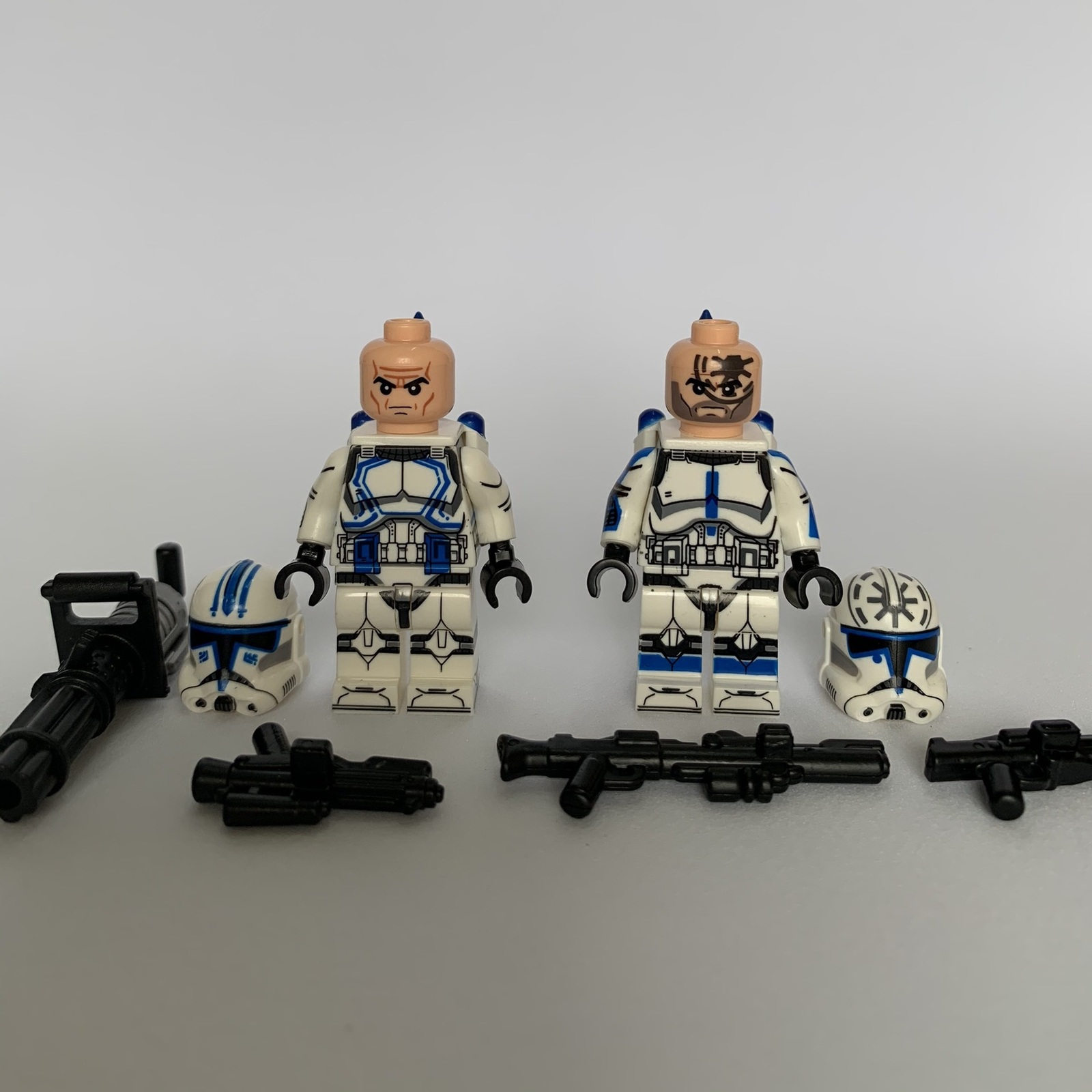 9pcs Star Wars 501st Legion Rex Appo Echo Hardcase Clone Troopers Minifigures Building Toy 