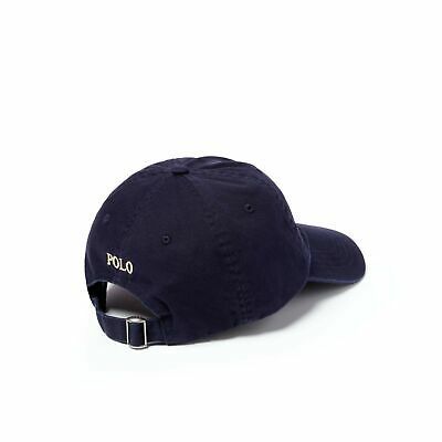 black polo hat with white horse