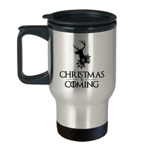 Christmas is Coming - Best Novelty Funny Xmas Gifts - 14 oz Travel Mug - £14.61 GBP