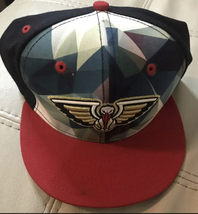 NWT Customized New Orleans Pelicans New Era 59FIfty Cap Very Rare Size 7... - $19.50