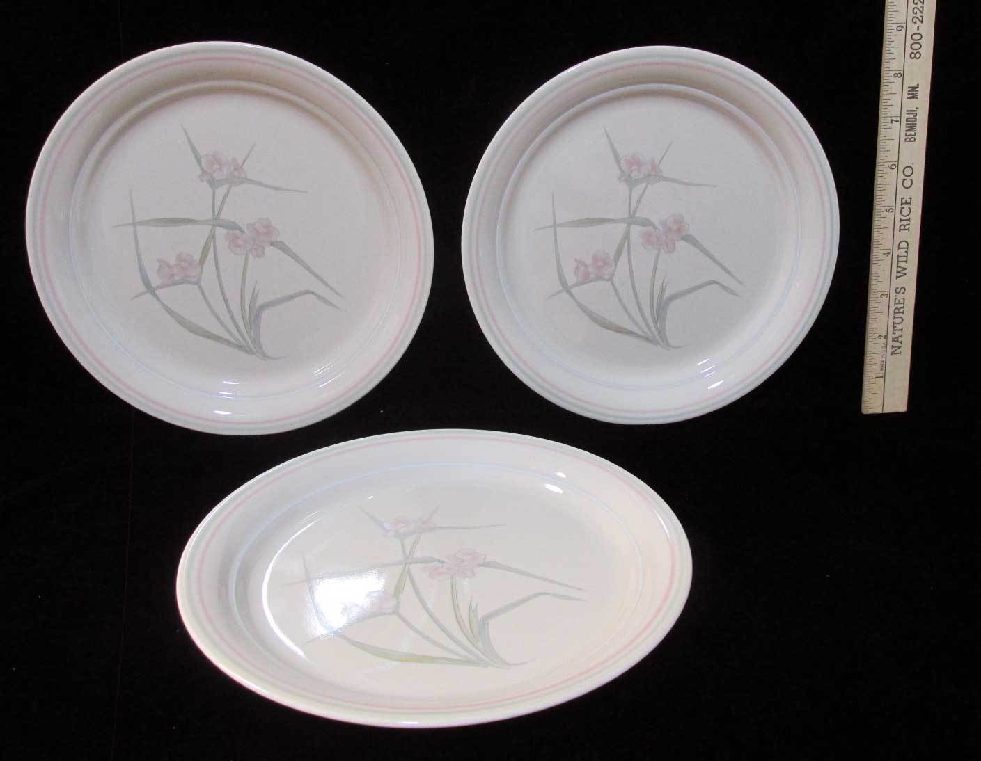 Corelle Salad Plates Spring Pond Beige Pink and similar items