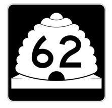 Utah State Highway 62 Sticker Decal R5398 Highway Route Sign - $1.45+