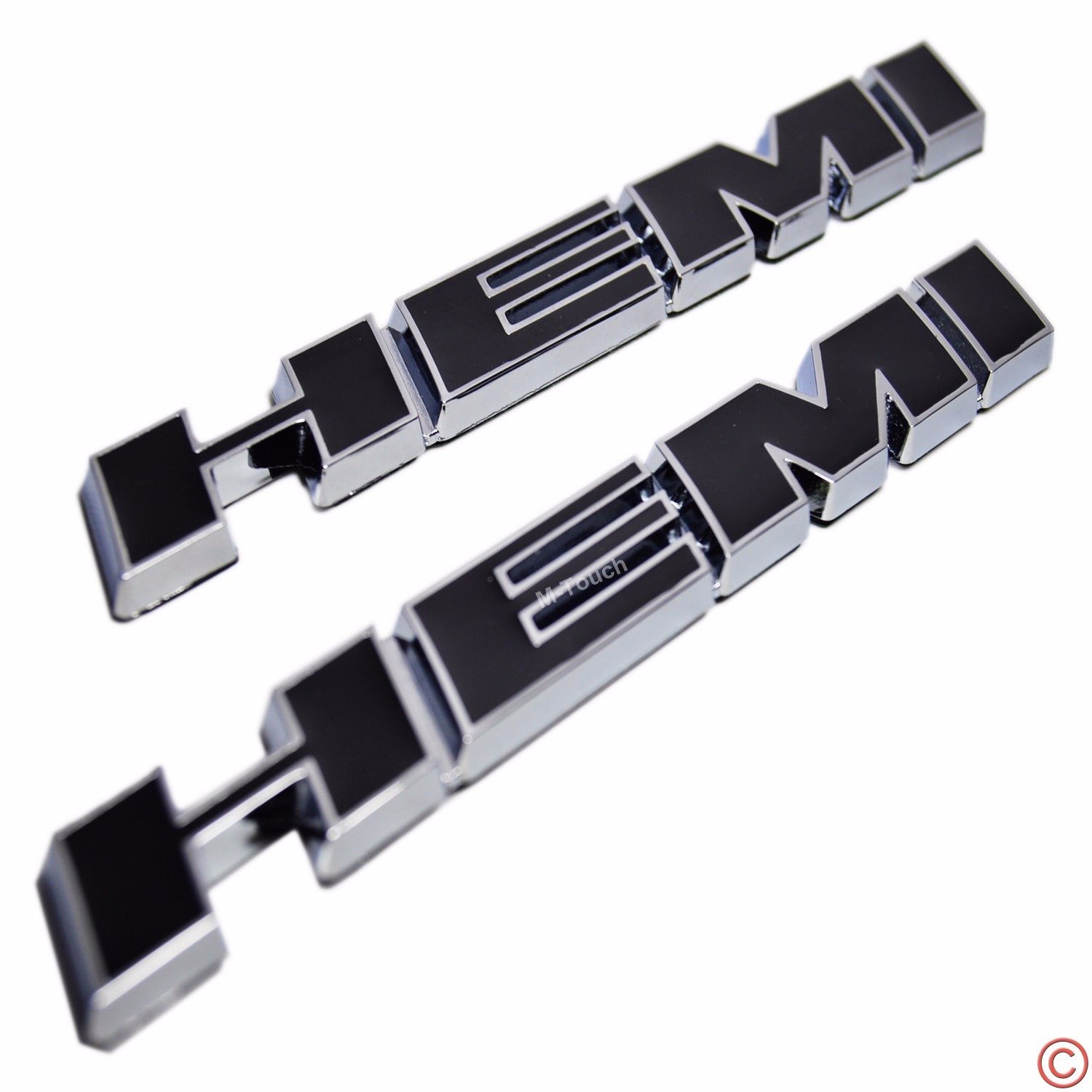 Image of zorratin (2 pieces) HEMI Emblem Badge Plate Decal with Sticker for Dodge Charger