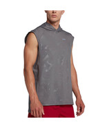 Nike DRY Element Sleeveless Running Hoodie Gunsmoke 928553 Medium