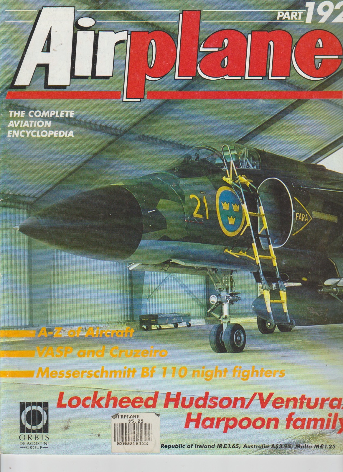 AirPlane V16 #192 (UK) Aviation Encyclopedia, Lockheed Hudson/Ventura ...