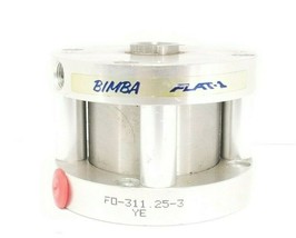 NEW BIMBA FO-311.25-3 YE FLAT-1 PNEUMATIC CYLINDER 2'' IN. BORE 1-1/2'' IN. STR.