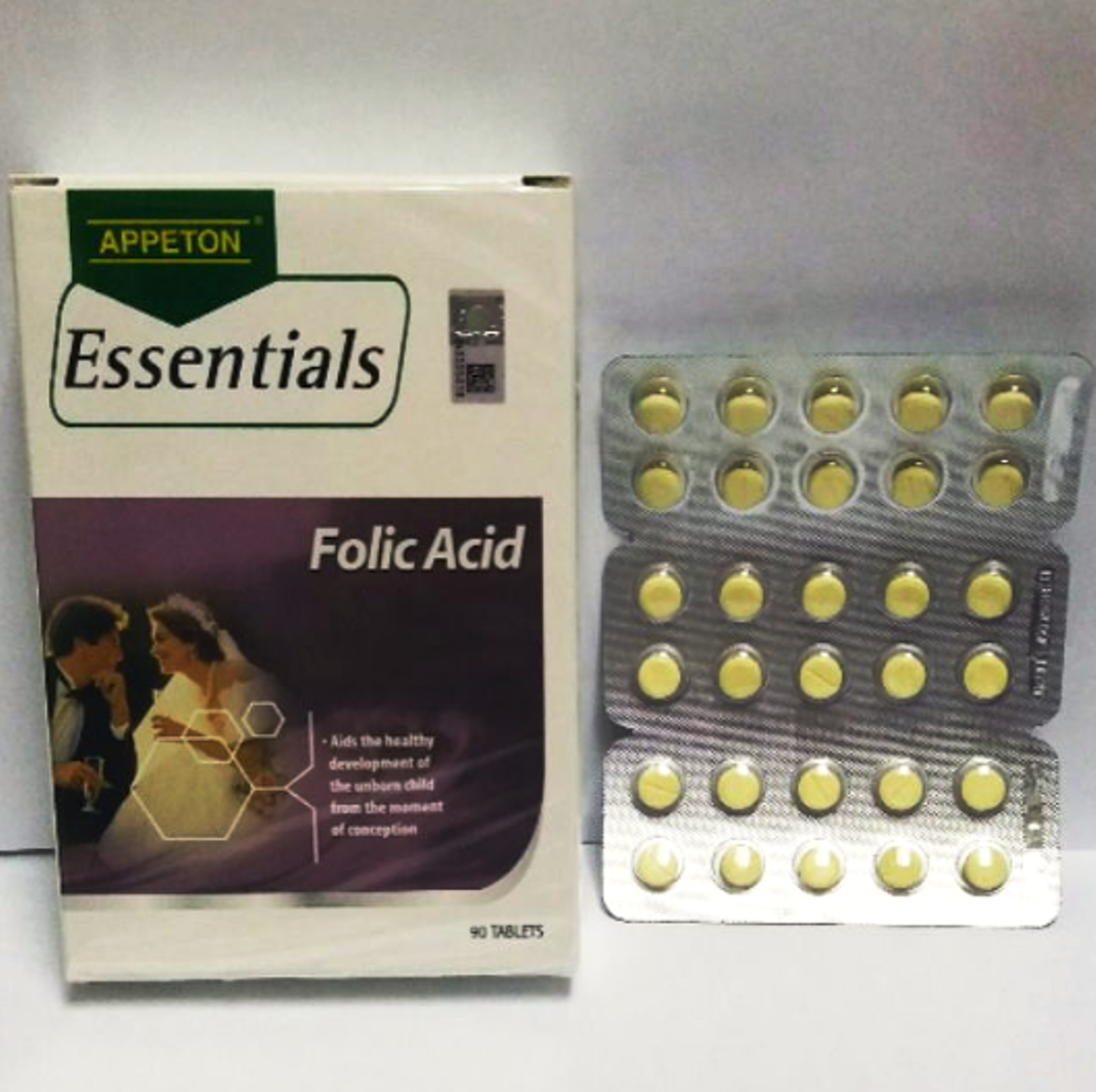 1 x Appeton Essentials Folic Acid 90's Free Shipping - Vitamins & Minerals