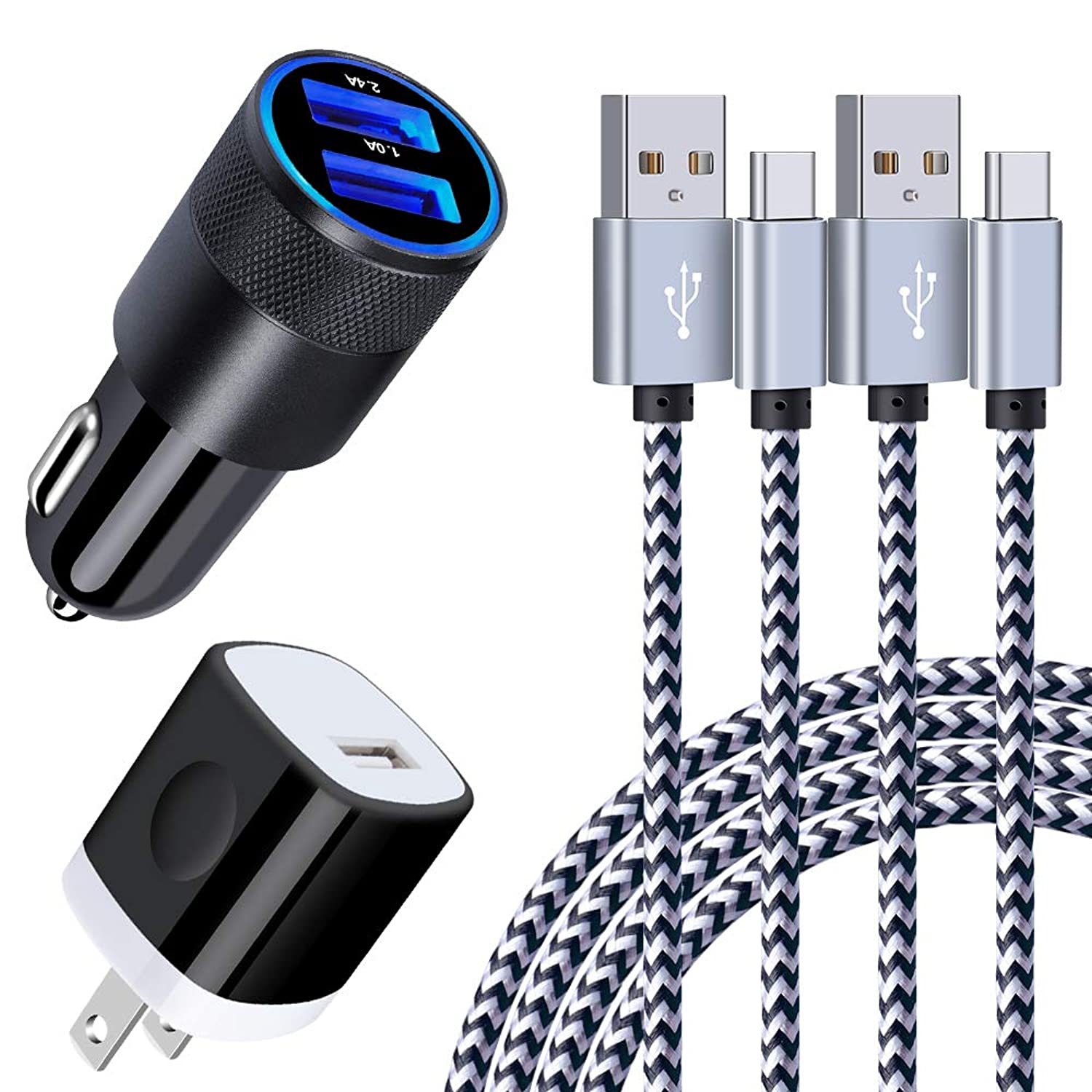 Usb C Car Charger Compatible Samsung Galaxy S21 S20 S10 S9 A51 A01 A21
