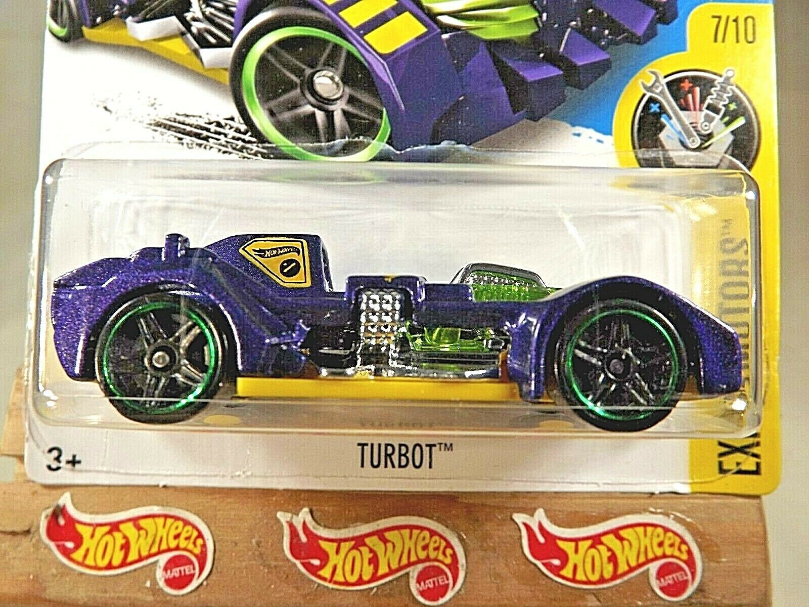 2017 Hot Wheels 245 Experimotors 7/10 TURBOT Purple w/Black Pr5 Sp