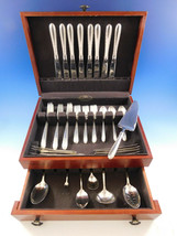Silver Flutes by Towle Sterling Silver Flatware Set for 8 Service 47 pcs Dinner - $3,395.00