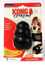 1 Count Kong Extreme Power Chewers Insert Treat Large Toughest Rubber Dog Toy