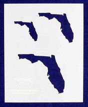 State of Florida 8x10 Stencil (2", 3", 4") 14 Mil Mylar - Painting/Crafts/ Templ - $16.34