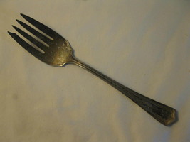 Salem Silver Plate 1916 Regent Pattern Silver Plated 8.25&quot; Cold Meat Fork - $18.00