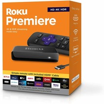 Roku Premiere | HD/4K/HDR Streaming Media Player, Simple Remote and Premium HDMI - $39.14