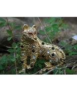 Haunted Brooch Black Moon Witches HIGH PRIESTESS "SHE LEOPARD" - $277.77
