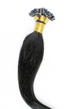 22inch 100grs,100s,Nail (U) Tip Human Hair Extensions 1 Jet Black - $129.99