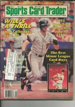 ORIGINAL Vintage Sep 1991 Sports Card Trader Magazine Will Clark image 1