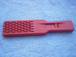 Rush Brush red and black plastic bristles flip-up and flip down to flat - $10.00