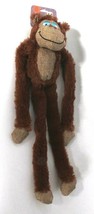 1 Count PetShop Fur Pawz Crinkle Brown Monkey Dog Toy Pet Approved